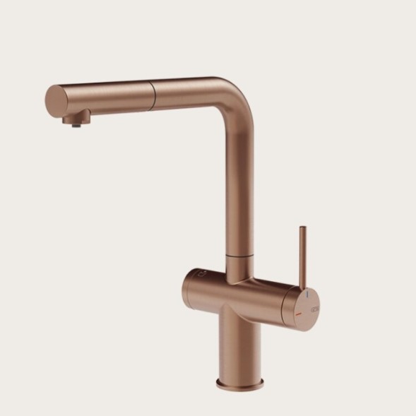 Gessi Смеситель для кухни, INEDITO, цвет медь матовая  60572#708