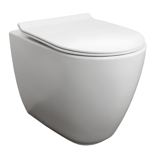 Унитаз HATRIA Fusion Y1ZA01 напольный безободковый слив универсальный цвет белый