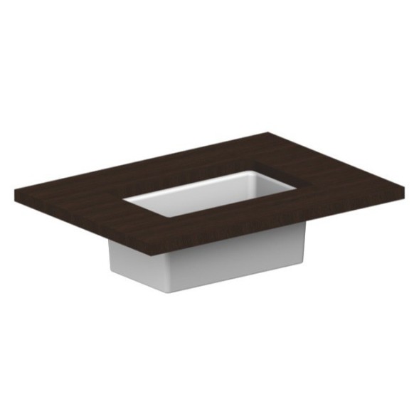 Раковина Scarabeo MIKY встраиваемая снизу без перелива без отверстий цвет белый 8089