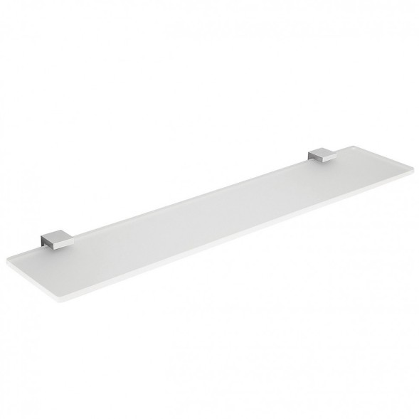 Полочка COLOMBO DESIGN LULU B6216 стеклянная цвет хром