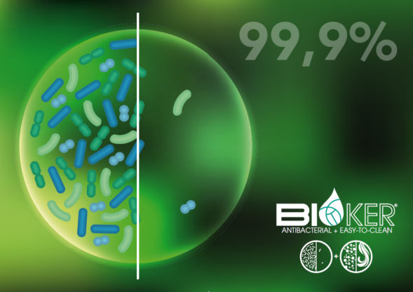 Унитаз Scarabeo GLAM подвесной безободковый цвет белый с антибактериальным и грязеотталкивающим покрытием BIOKER 5201/TW BK