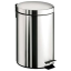 Ведро COLOMBO DESIGN COMPLEMENTI B9968 напольное с крышкой с педалью 5 л цвет нержавеющая сталь
