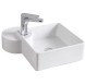 Раковина Artceram Cartesio накладная  с одним отверстием цвет белый  CAL003 01 00