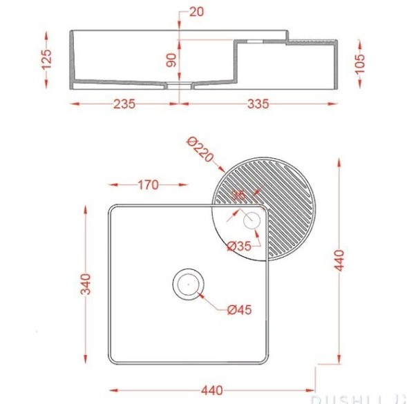 Раковина Artceram Cartesio накладная  с одним отверстием цвет белый  CAL003 01 00