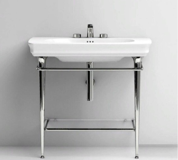 Раковина Artceram Civitas на консоль/ножки с одним отверстием цвет белый CIL002 01 00