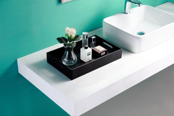 Лоток LANGBERGER ACCESSORIES 73551 напольный цвет черный матовый