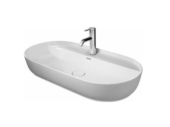 Duravit Раковина, Luv, шгв 800*400*140, отверстия для смесителя-1, цвет белый 0380800000