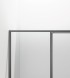 Vincea Душевой уголок Слим 8мм (Slim 8mm) VSR-4SLP9012CLGM, 1200*900, вороненая сталь, стекло прозрачное