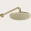 Gessi Верхний душ, VENTI20, 229*229, цвет Матовая латунь  65148#727