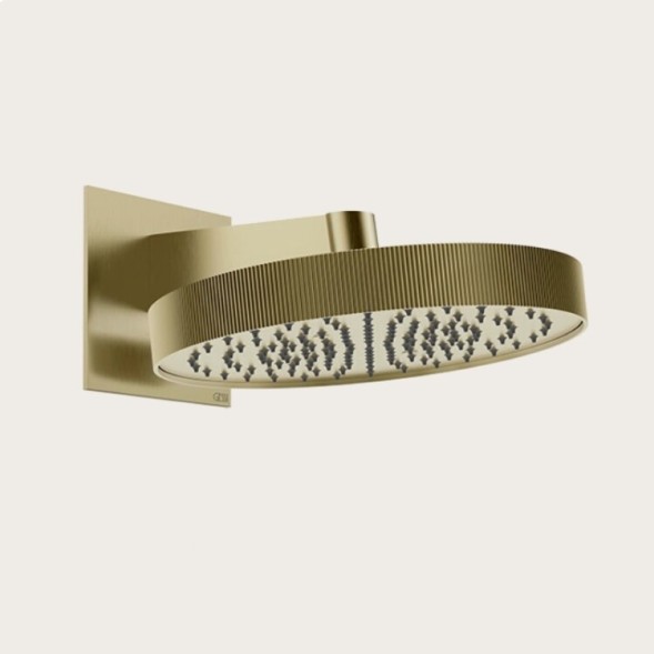 Gessi Верхний душ, Rigato, 300*300, цвет Латунь матовая  63549#727
