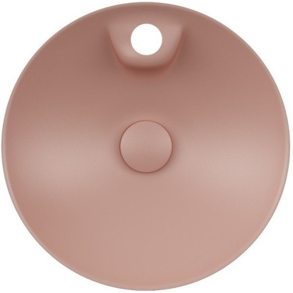 Раковина ISVEA SistemaY Soft накладная ШГВ 450*450*120 отверстия для смесителя 1 цвет лососевый матовый 10SY65045-2S