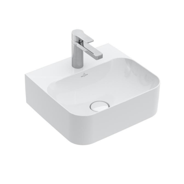 Villeroy&amp;Boch Раковина, Finion, шгв 1200*500*100, отверстия для смесителя-отсутствуют, CeramicPlus, цвет-камень белый 4164C3RW