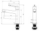 Vincea Смеситель для раковины Феерие (Feerie) VBF-5FE1MB, черный