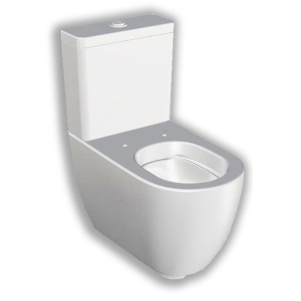 Унитаз HATRIA Fusion Y1ZB01 напольный моноблок под бачок слив универсальный цвет белый