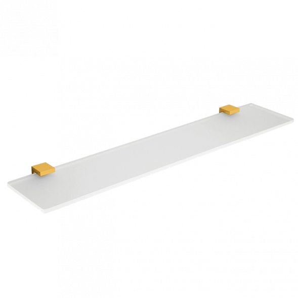 Полочка COLOMBO DESIGN LULU B6216.HPS стеклянная цвет золото