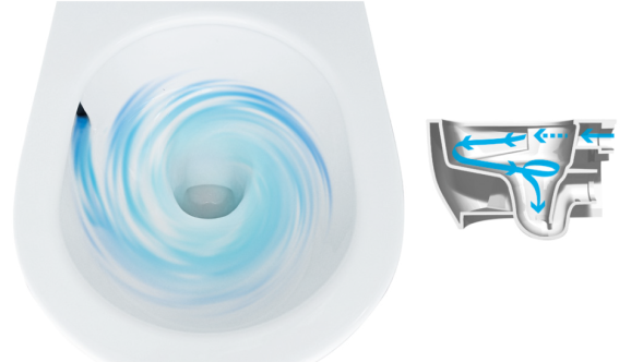 Унитаз Scarabeo GLAM подвесной безободковый цвет лава матовая с антибактериальным и грязеотталкивающим покрытием BIOKER 5201/TW 37 BK