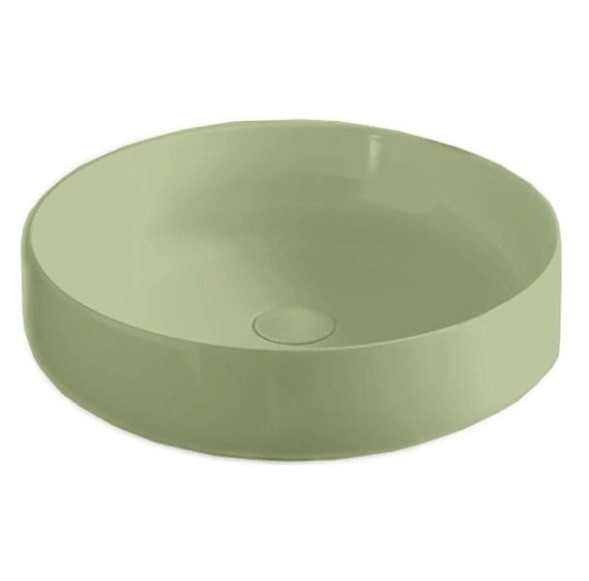 Раковина Artceram Cognac Quadro накладная цвет grigio oliva COL002 44 00