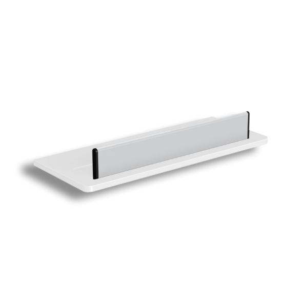 Душевая полка LANGBERGER ACCESSORIES 73351-WH подвесная со скребком съемным цвет белый