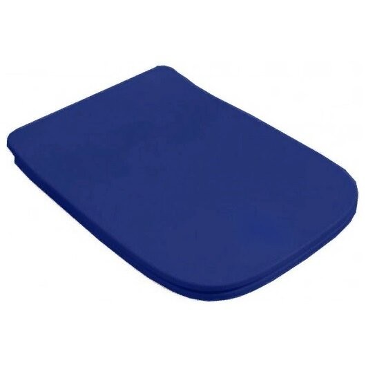 Сиденье с крышкой Artceram Slim с микролифтом цвет blu zaffiro/хром ASA001 16 71