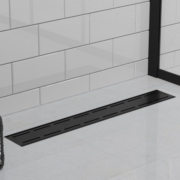 Paini Душевой лоток Line 650 мм D40, черный матовый