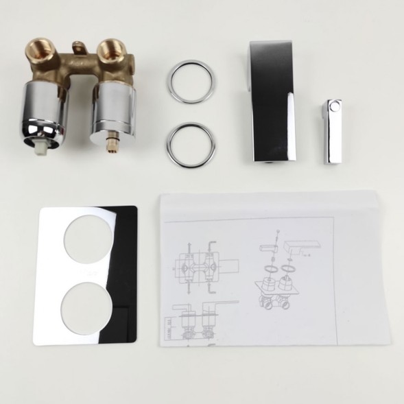 Paini 21CR6911 Смеситель для ванны Грация встраиваемый, хром