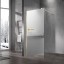 Vincea Душевая перегородка Волк-Ин (Walk-In) VSW-1H100MRG, 1000*2000, брашированное золото, стекло зеркальное