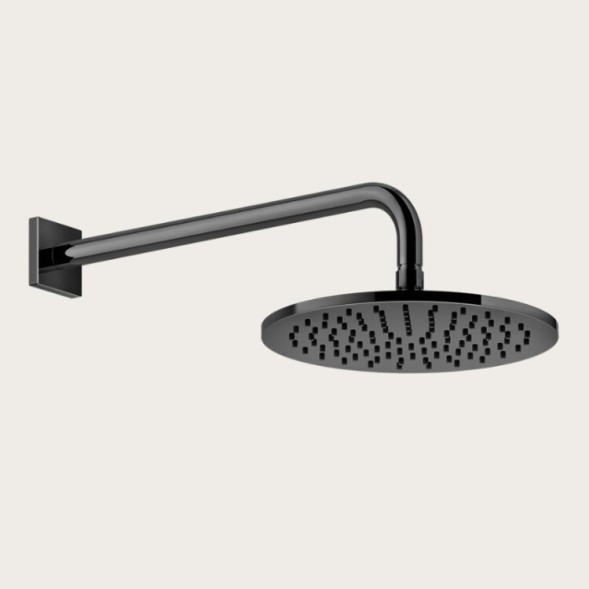 Gessi Верхний душ, Origini, 320*320, цвет черный матовый  66152#299