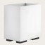 Gessi Корзина для бумаг, Rettangolo, шгв 250*170*257, цвет белая#медь  20990#030
