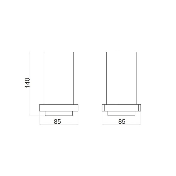 Стакан для ванной Webert Pegaso PE500301010, золото