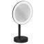 Зеркало косметическое KLUDI VELA R 5899539F настольное с подсветкой 3х кратное увеличение
