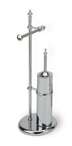 Stil Haus Giunone, стойка: бумагодержатель + ерш металлический, цвет хром