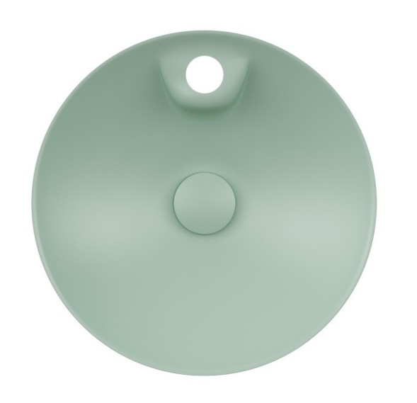 Раковина ISVEA SistemaY Soft накладная ШГВ 450*450*120 отверстия для смесителя 1 цвет мятно зеленый матовый 10SY65045-2T