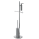 Стойка COLOMBO DESIGN PLANETS B9819 напольная с держателем туалетной бумаги и ершиком цвет хром