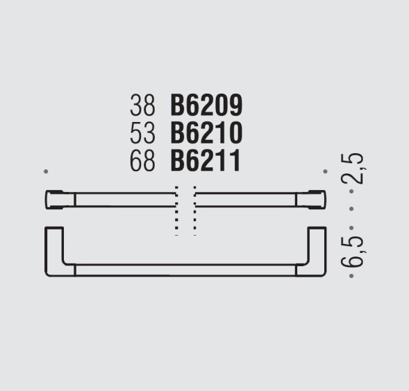 Полотенцедержатель COLOMBO DESIGN LULU B6210.HPS широкий цвет золото