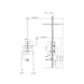 Vincea Душевой комплект VSFW-433TI4RGM встраиваемый, термостат, трехрежимный, вороненая сталь