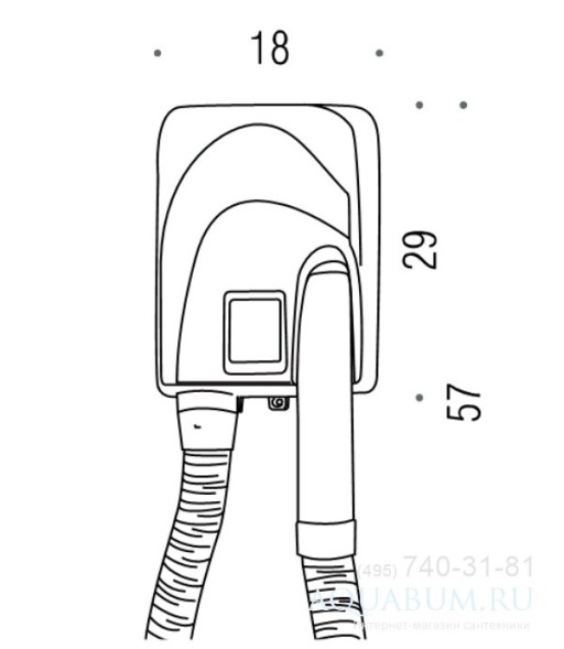 Фен настенный Colombo Hotel collection - B9993 цвет