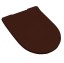 Сиденье с крышкой Artceram Slim с микролифтом цвет cocoa/хром FLA0 14 39