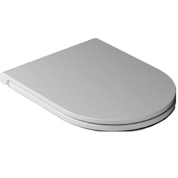 Сиденье с крышкой GALASSIA Dream 7330 GM с микролифтом быстросъемное тонкое цвет серый матовый