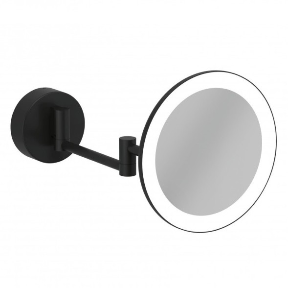 Зеркало косметическое KLUDI VELA R 5899539W подвесное с подсветкой 3х кратное увеличение