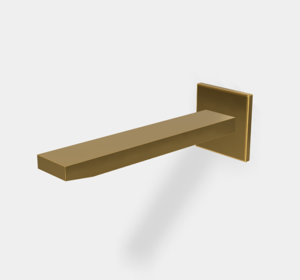 Излив, Fima Carlo Frattini, Shower accessories, цвет-золотоF2424OR