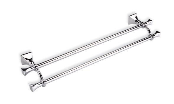 Stil Haus Prisma, полотенцедержатель двойной, цвет хром