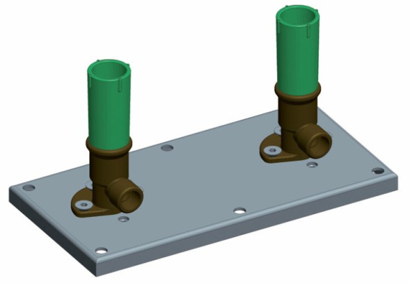 Внутренняя часть, Fima Carlo Frattini, назначение-смеситель для ванны напольного монтажа F2302