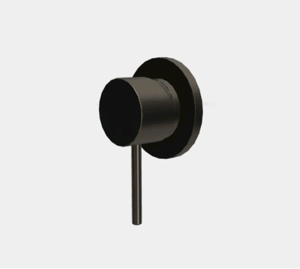 Смеситель для душа, Fima Carlo Frattini, Spillo Up, на 1 потребитель, цвет-хром черный брашированный F3033N1CS