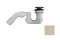 Villeroy&amp;Boch Донный клапан, для ванн, 1 1/4", цвет-Almond U909520AL