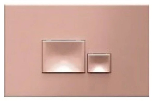 Клавиша смыва ISVEA Axis Piazza для унитаза ШГВ 246*26*164 цвет лососевый 54MJ0108I