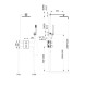 Vincea Душевой комплект VSFW-102TMB термостат встраиваемый, 2 режима, черный