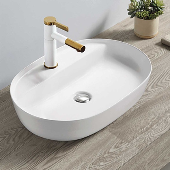 Vincea Раковина керамическая  VBS-122, 600*400*135, цвет белый