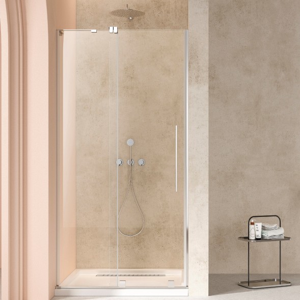 Vincea Душевая дверь Волк-Ин (Walk-In) VDS-4WSL120CL-L, 1200, хром, стекло прозрачное, левая