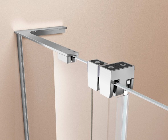 Vincea Душевая дверь Волк-Ин (Walk-In) VDS-4WSL120CL-L, 1200, хром, стекло прозрачное, левая