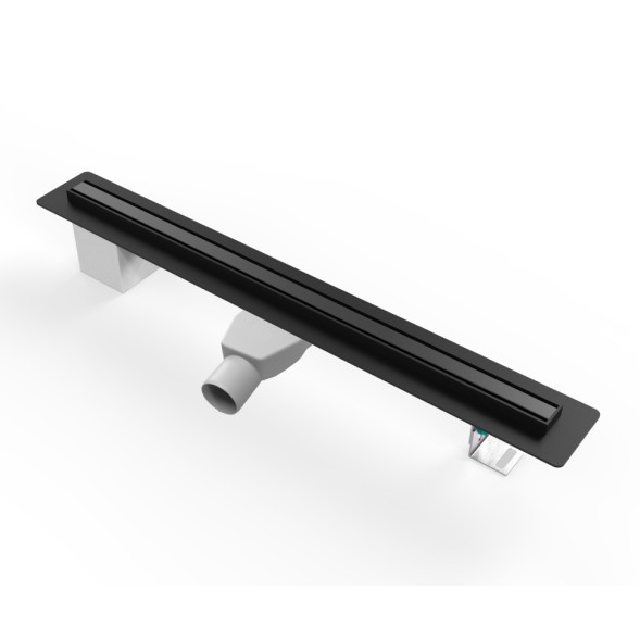 Paini Душевой лоток Slim Line 700 мм D50, черный матовый